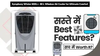 Symphony Winter 80XL+- 80 L Window Air Cooler for Ultimate Comfort Review in Hindi | Features