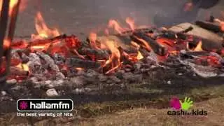Big John @ Breakfast walks on fire!