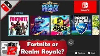Fortnite player tries Realm Royale - Nintendo Switch gameplay