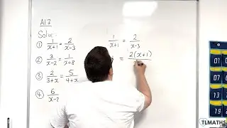 GCSE Maths: A17-42 [Solving Equations of the form a/(x+b)=c/(x+d)]