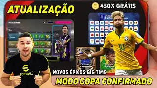 ATUALIZA&Ccedil;&Atilde;O OFICIAL,450 myClub GR&Aacute;TIS,MODO COPA CONFIRMADO,MATCH PASS,NOVO EVENTO NO EFOOTBALL 2023