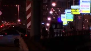 Raw Video: Skyscraper Fire in Moscow