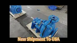 Rubber lined and metal impeller slurry pumps are being shipped to the USA❤️