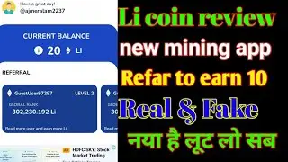 new mining app today | li coin mining app | li coin review | li coin new update |