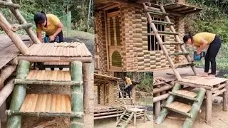 How making Beautiful Bamboo Stairs in Design