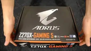 GIGABYTE AORUS Z270X-GAMING 5 (unboxing)