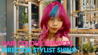 Harajuku-Inspired Purple/Red Colour by Shinji | Walking on Sunshine at Orchard Central