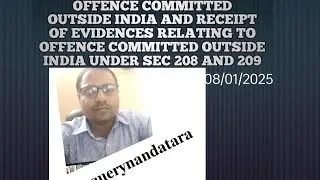 offence commited outside India jurisdiction chapter XIV of BNSS 2023