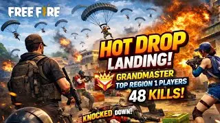  Top Region 1 Player 😈 | 48 KILLS RECORD | Hot Drop Chaos 🔥 Free fire 🔥🔥