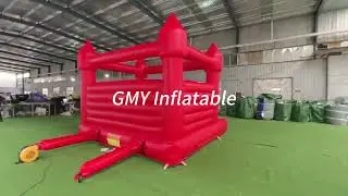 Red Commercial Bounce House Inflatable Bouncer Custom for Party Rentals GMY Inflatables