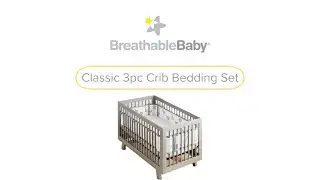 Classic 3pc Crib Bedding Set