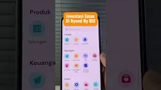 Investasi Emas Di Byond By BSI #investasiemas #bsimobilebanking #banksyariahindonesia #emasantam