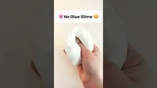 Easy no glue slime recipe! 😜💗✨#moon dough#diy#try#craft#fun#fyp#fidget 🤩🫶🏻