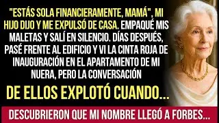 Mi Hijo Me Dijo  Estás Por Tu Cuenta , Pero Vi La Cinta Roja En El Apartamento De Mi Nuera