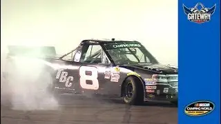 Nemechek takes the lead in the closing laps, wins at Gateway