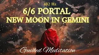 6/6 Portal Gemini New Moon HEALING Guided Meditation (June 2024) - Become a Conduit for Miracles🌟