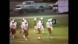 1981 Texas HS Freshman Football: Tomball Cougars 20 @ A&M Consolidated Tigers 6 - VHS to 4K Upscale