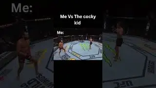 Me Vs The Cocky Kid!!😨🥶#comedy #ufc #sports #meme