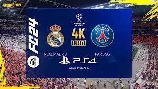 نهائي دوري الأبطال | ريال مدريد ضد باريس سان جيرمان | بلاي ستيشن 4 - فيفا 24 | EA FC 24