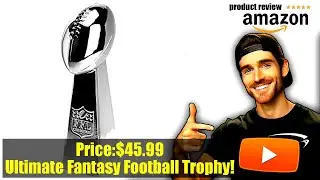 Buy Fantasy Football Trophy - Chrome Replica Championship Trophy - First Place Winner Award for