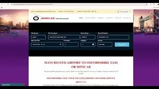 Cheap Taxi From Manchester Airport M90 1QX to Oxfordshire, UK
