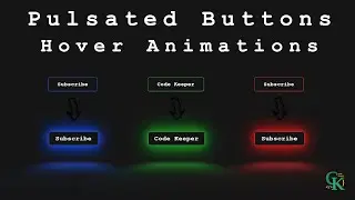 Pulsated-Buttons-with-Text-and-Shadow-Animation || Button CSS