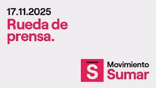 Rueda de prensa de Lara Hernández. 17 de noviembre de 2025