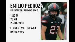 HIGHLIGHTS EMILIO PEDROZA #23 // LINE BACKER / RUNNING BACK