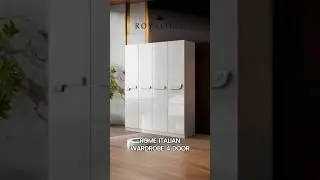 Royaloak  Rome Italian Wardrobe 4 Door