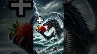 MYTHICAL Creatures Meet Fruity Friends in AI Fusion Madness!#ai #animals #hybrids
