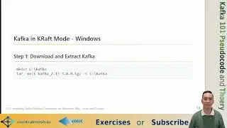 2.1.1 Installing Kafka Without Zookeeper on Windows, Mac, Linux and Docker