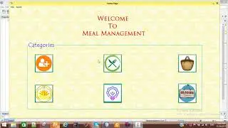 Meal Management project Show