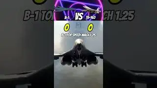 B1-B Lancer VS TU-160 Blackjack! #military #airplane #shorts