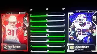 99 David Johnson Nfl Replays MADDEN 18 MUT