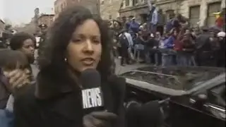 The Notorious B.I.G./Biggie Smalls Brooklyn Funeral Procession - MTV News Report March 18, 1997