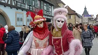 Carnaval v&eacute;nitien &agrave; Rosheim. Alsace // Франция // Венецианский карнавал в Эльзасском Rosheim