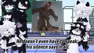Fundamental paper education react to Godzilla | gacha life 2