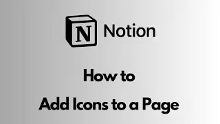Notion - How to Add Icons