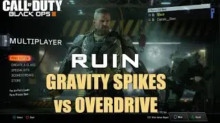 Black Ops 3: Ruin Gravity Spikes VS Overdrive (Beta Gameplay)