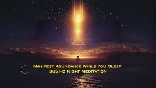Manifest Abundance While You Sleep &ndash; 365 Hz Night Meditation #manifestation #sleepmeditation #loa