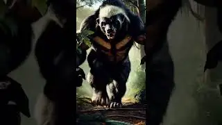 Gorilla x Honey Badger #animals #reels #ai #trending #edit #viralvideo #shorts #marvel