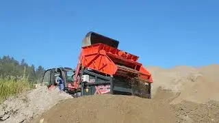 Xava R&uuml;ttelsieb LS28 Kabelsand sieben / Vibrating Screen LS28 cable sand