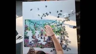 Ravensburger greenhouse - puzzle time lapse video