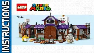 LEGO 71436 instructions | Super Mario | 2024 | King Boo's Haunted Mansion #legoinstructions #BID