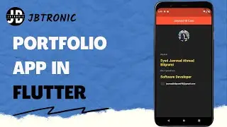 Portfolio App in Flutter | Flutter App Development Tutorial 2023