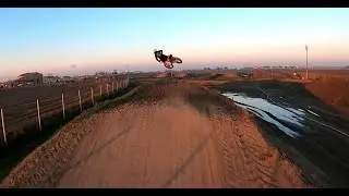 FPV Drone Chasing Motocross Bike - DJI Digital System - KTM