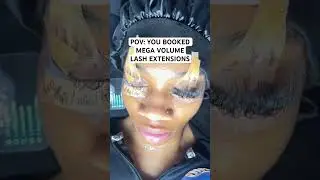 🤩 Wispy Mega Volume Lash Extensions #lashes #beautyindustry #lashextensions