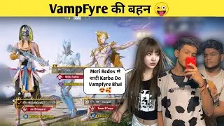 I Flirt with @VampFyre Little Sister & he Start Crying😂| Flirting with YOUTUBER SISTER GONE WRONG🥲