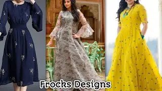 Simple Frock Designs For Girls | Sharifa fashion