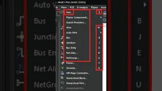 Shortcut keys in OrCAD schematick | Learn Complete PCB Design #pcb #course #udemy #orcad #pcbdesign